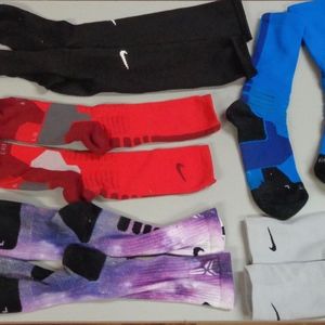 7 NICE PAIRS YOUTH BOYS NIKE SOCKS VGC
